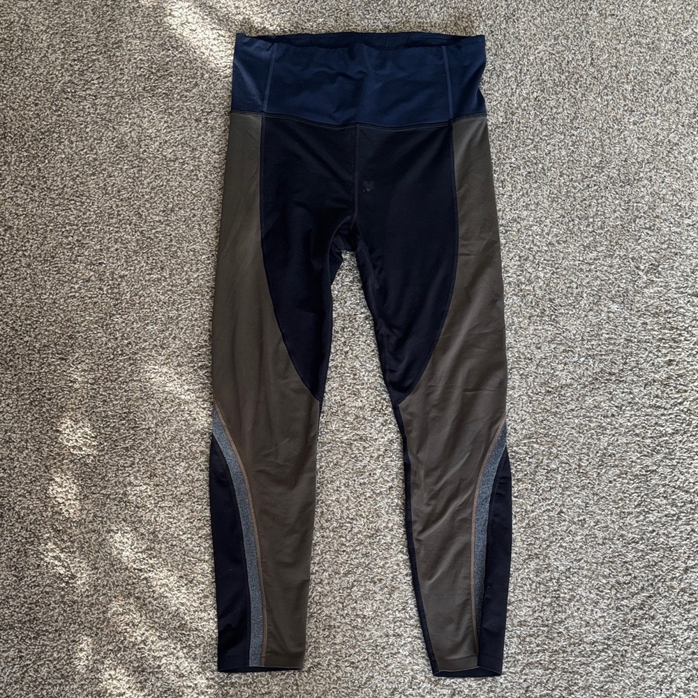 Athleta Black and Brown Leggings